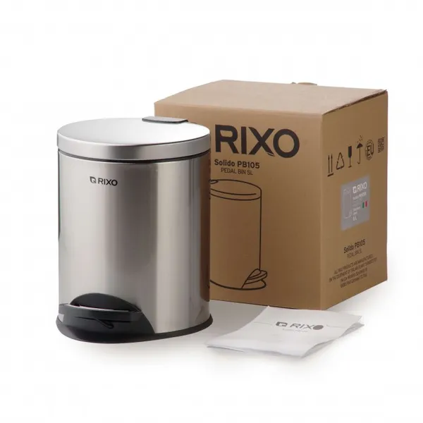 Відро для сміття з педаллю Rixo Solido (PB105S)