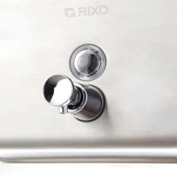 Дозатор рідкого мила нержавіюча сталь Rixo Solido (S113)