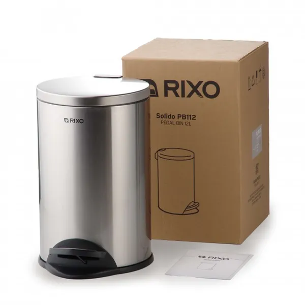 Відро для сміття з педаллю Rixo Solido (PB112S)