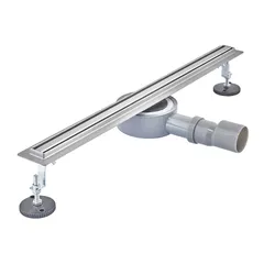 Душовий трап із нержавіючої сталі SUS304 Mixxus Drain-05-60-Slim (30x600 мм) (MI6165)
