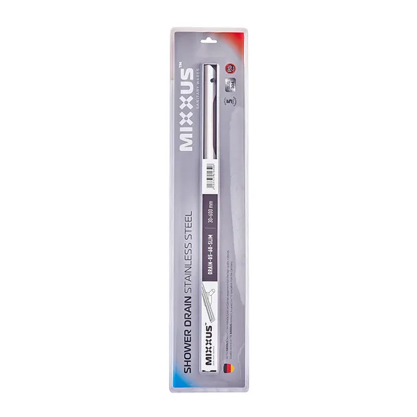 Душовий трап із нержавіючої сталі SUS304 Mixxus Drain-05-60-Slim (30x600 мм) (MI6165)
