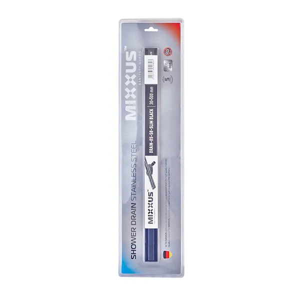 Душовий трап з нерж. сталі SUS304 Mixxus Drain-05-50-Slim Black (30x500мм) (Чорний) (MI6168)