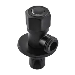 Кран для підключення сантехприладів Mixxus VAL-06-1/2x1/2 Black з нерж.ст.SUS304(чорн.) (MI6058)
