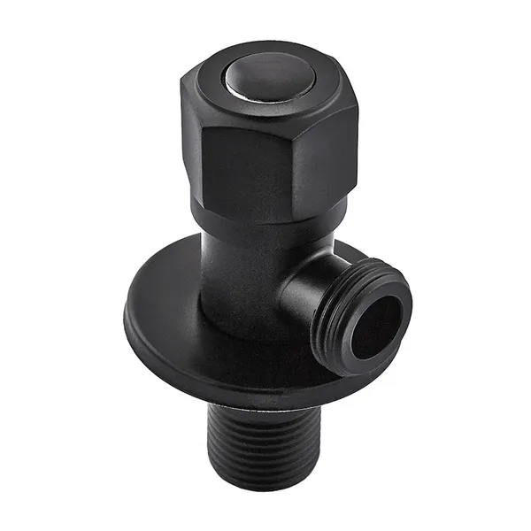Кран для підключення сантехприладів Mixxus VAL-06-1/2x1/2 Black з нерж.ст.SUS304(чорн.) (MI6058)