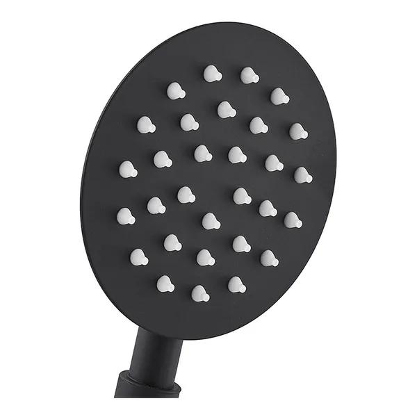 Ручний душ Mixxus SH-01.SUS Black з нерж. сталі (MI6119)