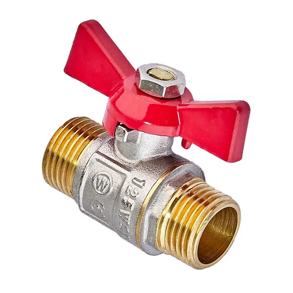 Кран кульовий Waterpro WP608-15MMW - 1/2" ШШМ (сталевий метелик) (WP3296)