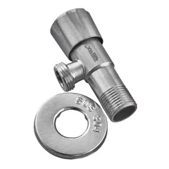 Кран для підключ. сантехприладів Zerix VAL-04-1/2x1/2 з нерж. ст.SUS304 (ZX4800)