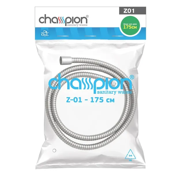 Шланг для лійки душа Champion Chr.Z-01 (175 см) (ZX0425)