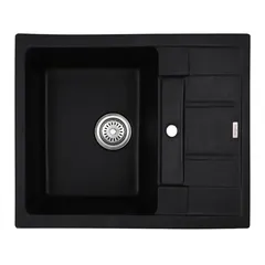 Мийка кухонна HAIBA HB8210-G226 BLACK 620x500x200 (HB0983)