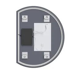 Дзеркало Mixxus Premium TOPPER MS01-90x70-Reverse з Led Touch, Anti-fog, димером (3-6,5kK) (MP6632)