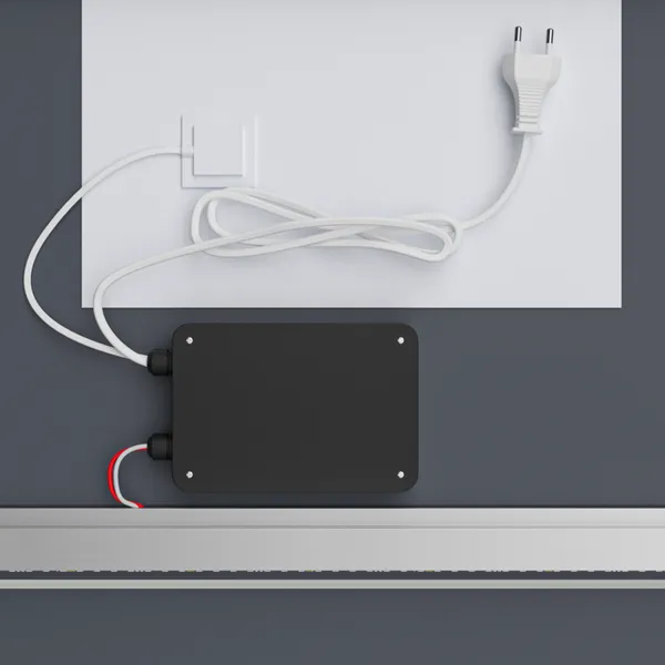 Дзеркало Mixxus Premium CUBIC MR14-80x60-Reverse з Led Touch, Anti-fog, димером, регулятором яскравості (MP6648)