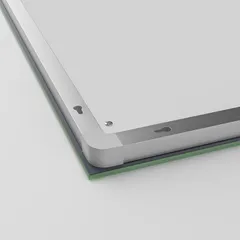 Дзеркало Mixxus Premium FLASH MR21-60x80 з Led Touch, Anti-fog, димером, регулятором яскравості, годинником (MP6617)