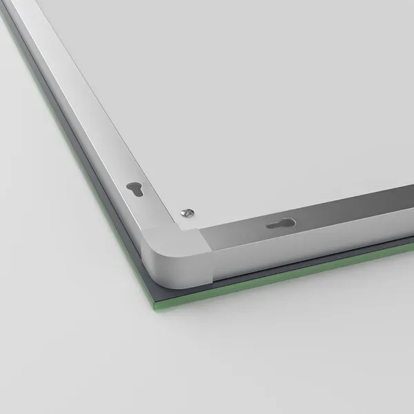 Дзеркало Mixxus Premium FLASH MR21-60x80 з Led Touch, Anti-fog, димером, регулятором яскравості, годинником (MP6617)