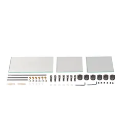 Дзеркало настінне Zerix SOLO MOZ01-48x68x10 асиметричне з 3-ма полицями (ZX5624)