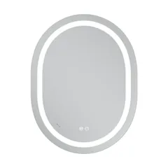 Дзеркало Mixxus Premium ELLIPSE MV05-80x60-Reverse з Led Touch, Anti-fog, димером (3-6,5kK) (MP6642)