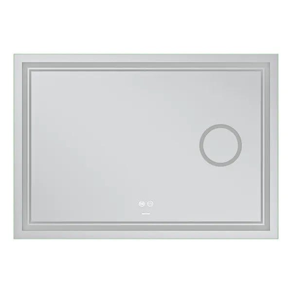 Дзеркало Mixxus Premium QUADRO MR20-100x70 з Led Touch, Anti-fog, димером, регулятором яскравості, лінзою (MP6622)