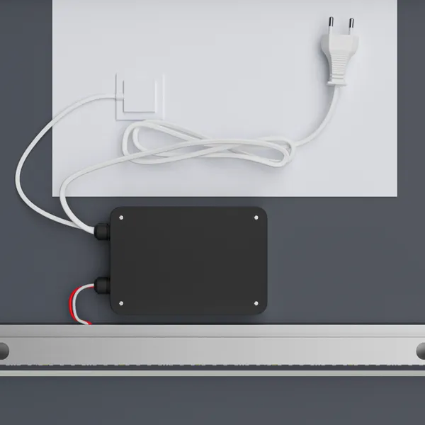 Дзеркало Mixxus Premium CUBIC MR14-70x50-Reverse з Led Touch, Anti-fog, димером, регулятором яскравості (MP6647)