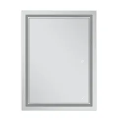 Дзеркало Mixxus Premium QUADRO MR20-90x70-Reverse з Led Touch, Anti-fog, димером, регулятором яскравості (MP6621)