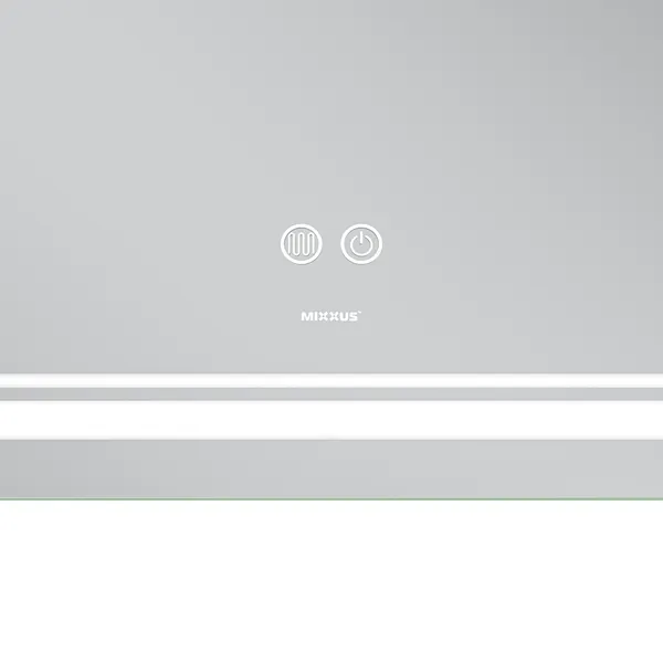Дзеркало Mixxus Premium QUADRO MR20-100x80 з Led Touch, Anti-fog, димером, регулятором яскравості, лінзою (MP6623)