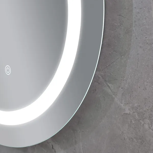 Дзеркало Mixxus PLAIN MC03-60 з Led Touch, Anti-fog, димером, регулятором яскравості (MI6662)