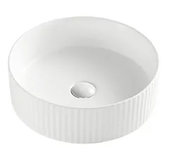 Умивальник накладний керамічний Mixxus Premium Wave-0101 400x400x125mm (MP6491)