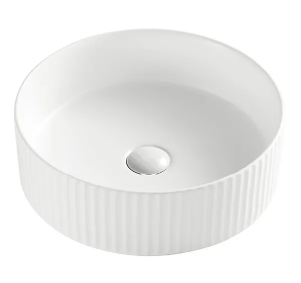 Умивальник накладний керамічний Mixxus Premium Wave-0101 400x400x125mm (MP6491)