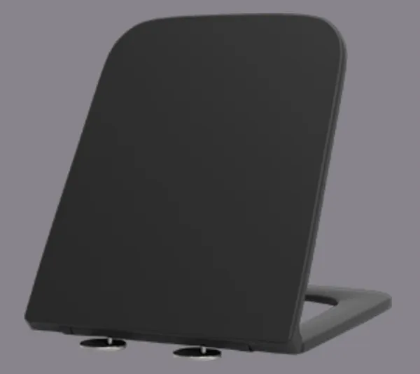 Унітаз підвісний Mixxus Premium Quadro-0302-R Black 530x360x365mm, система змиву RIMLESS (MP6455)