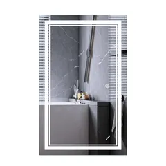 Дзеркало Mixxus Premium QUADRO MR20-50x80-Reverse з Led Touch, Anti-fog, димером, регулятором яскравості (MP6620)