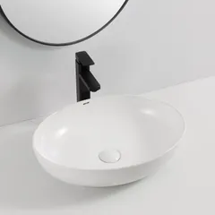 Раковина накладна Mixxus Premium ELLIPSE-0102 515х400х130mm (MP6551)