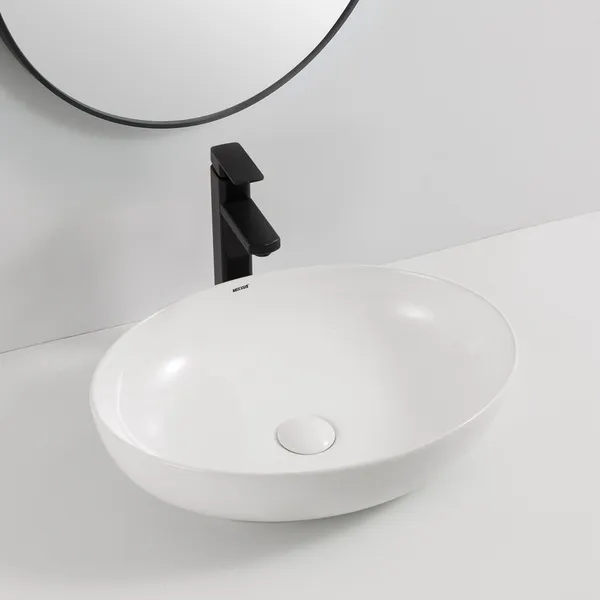 Раковина накладна Mixxus Premium ELLIPSE-0102 515х400х130mm (MP6551)