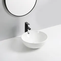 Раковина накладна Mixxus Premium ELLIPSE-0205 430х430х150mm з переливом (MP6530)
