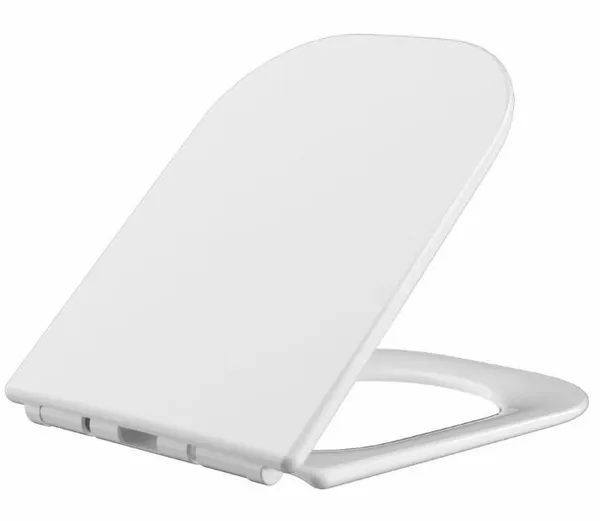 Сидіння-кришка для унітазу Mixxus SEAT COVER QUADRO-2003 з мікроліфтом 430х338х35mm (MI6689)