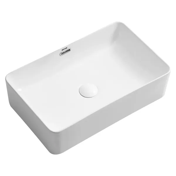Уцінка - Раковина накладна Mixxus Premium QUADRO-0209 600х370х140mm з переливом (MP6522-20260519-9487)