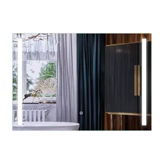 Дзеркало Mixxus Premium LINES MR18-100x70-Reverse з Led Touch, Anti-fog, димером, регулятором яскравості (MP6627)