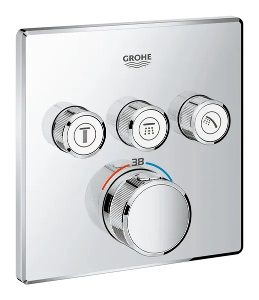 Термостат прихованого монтажу на 3 споживача Grohe Grohtherm SmartControl (29126000)