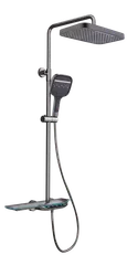 Душова колона з термостатичним змішувачем Mixxus Premium SPACE-009-J Graphite, 3 режими (MI6542)