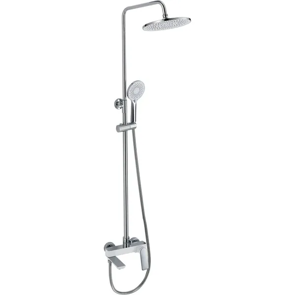Душова колона Mixxus Premium DERBY 009-J WHITE-CHROME зі змішувачем (MI6616)