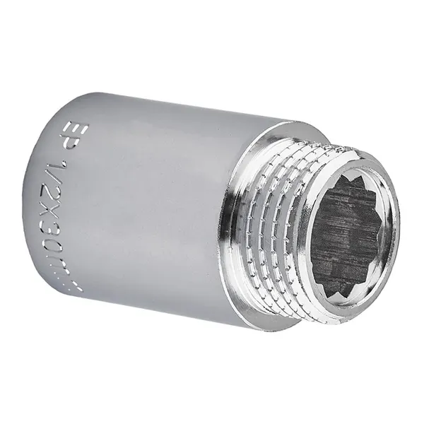 Подовжувач Europroduct EP.E030.Chr - 1/2"MF-30мм хром (EP6125)
