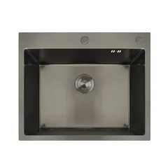 Мийка Mixxus MH6050 Nano-Black з нерж. сталі (колір графіт) (MX1933)