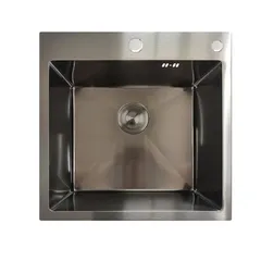 Мийка Mixxus MH5050 Decor Nano-Black з нерж. сталі (колір графіт) (MX1929)