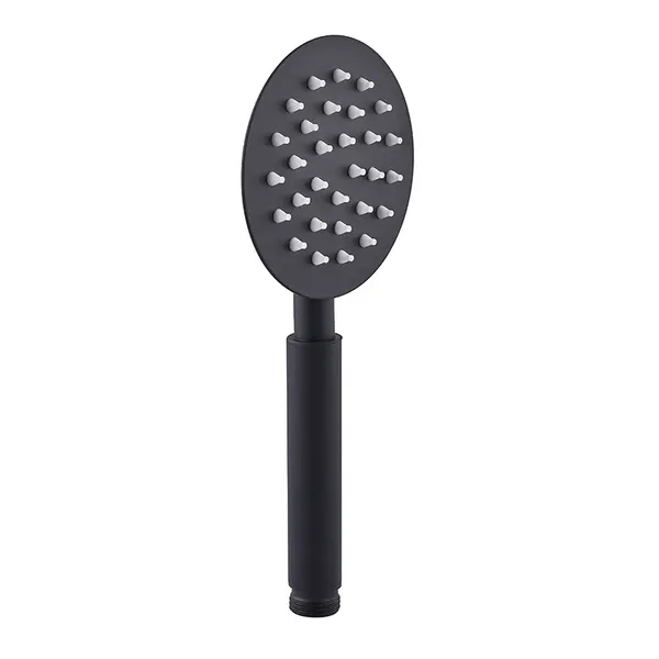 Ручний душ Mixxus SH-01.SUS Black з нерж. сталі (MI6119)