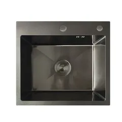 Мийка з нержавіючої сталі Mixxus MH5045 Decor Graphite (3.0/0.8) колір графіт (MI8310)