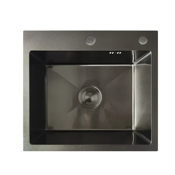 Мийка з нержавіючої сталі Mixxus MH5045 Decor Graphite (3.0/0.8) колір графіт (MI8310)