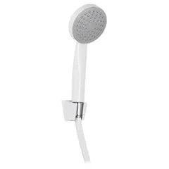Душовий набір (шланг, лійка, кронштейн) білий Zerix SHOWER SET-02W (ZX3096)