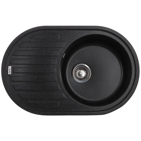 Мийка кухонна Zerix ZS-7750R-13 Графітова (ZX4561)