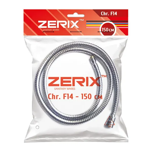 Шланг для кухні Zerix Chr.F14 (150 см) (ZX2622)