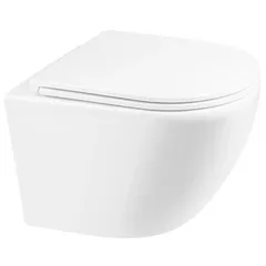 Унітаз підвісний Mixxus Premium Ellipse-0301-R 495x365x365mm, система змиву Rimless (MP6460)