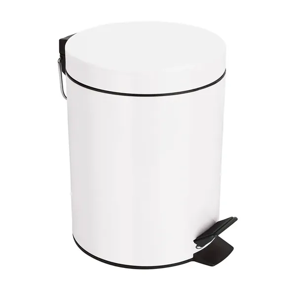 Відро для сміття 40 л Zerix Strong MB0140 White (ZX4634)