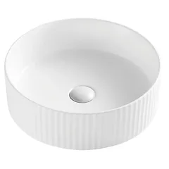 Умивальник накладний керамічний Mixxus Premium Wave-0101 400x400x125mm (MP6491)