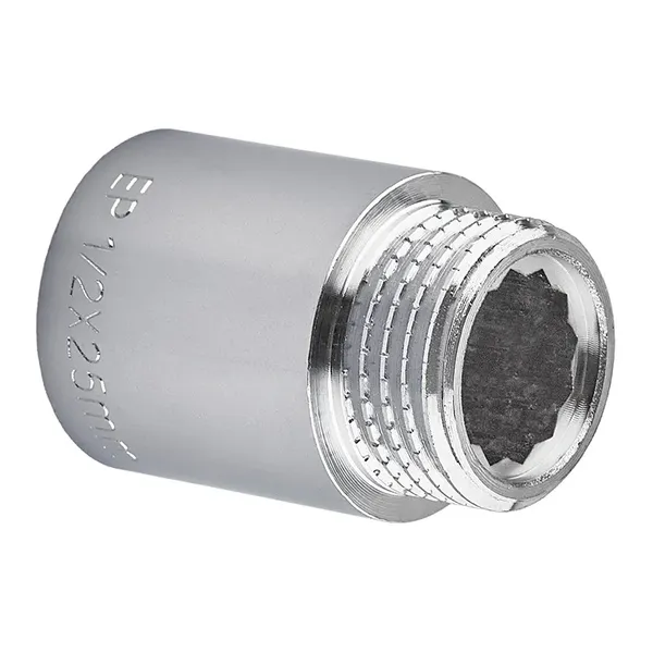 Подовжувач Europroduct EP.E025.Chr - 1/2"MF-25мм хром (EP6124)
